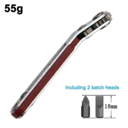 Red Elbow Bidirectional Ratchet Screwdriver Narrow Space Corner Turning Right Angle Cross Slotted Screwdriver Tool