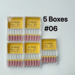 6PCS Multi-Size Stainless Steel Hand 25MM Files Set Precision Tools