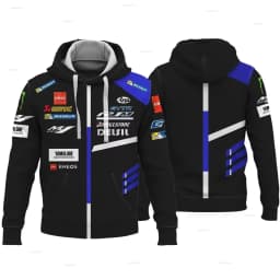Yamaha M1 Racing Suit Men's 3D Printed Motorcycle Hoodie Extreme Sports & Riding Gear