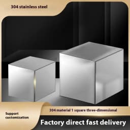 304 Stainless Steel Solid Cube Handmade DIY Material Processing Forging Pad Tool Parts