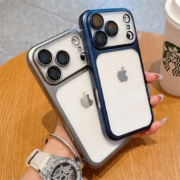 Official Cosmic Orange Plating Frosted Translucent Thin Phone Case For iPhone 17 Pro Max Air Series Bumper Cover for 18 Pro Case