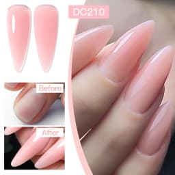 7ML Nude Quick Extension Gel Nail Polish Milky White UV Construct Hard Gel Semi Permanent Acrylic Extension Nail Art Varnish