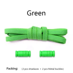 Colorful Capsule Lock Shoelaces Without ties Elastic Laces Sneakers No Tie Shoe laces Kids Adult Flat Quick Shoelace for Shoes