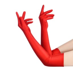 Women Solid Fashion Multicolor Spandex Long Gloves 53cm Wedding Cosplay Masquerade Party Elasticity Accessories Props
