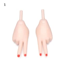 1/3 Dolls Body Parts Accessories Plastic Replacement Movable Hands Foot For 1/4 Doll Organ Accessories DIY Dressing Toy