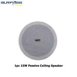 Home Background Music System 6 Inch 8ohm 15W Surround Sound Passive Audio passive Ceiling Speakers Loud for Roof Speakers Cinema