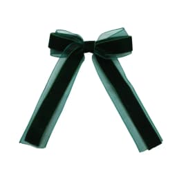 AP New winter DK Green bow elegant headband fashion children hairband hair accessories baby clip OEM