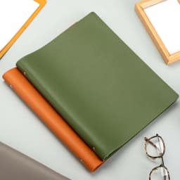 A4 Ring Binder Soft PU Leather Cover 30 Holes A4 File Folder