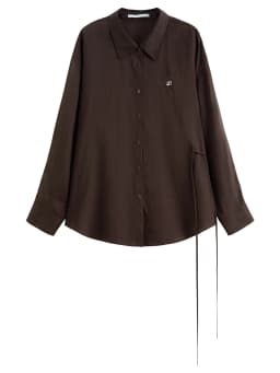 DUSHU 【Breathable Series】 Drop-Shoulder Multi-Color Linen Shirt New Summer Arrival Ramie Top Long Sleeve Leisure Sun-protection