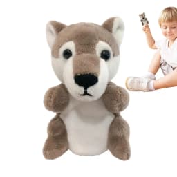 Hand Puppet Plush Toys Stuffed Animal Toys Educational Washable Toddler Dolls For Role Play Storytelling Preschool Teaching