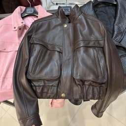 YOLOAgain 2026 Spring Short Suede Bomber Jacket Women Genuine Sheepskin Leather Jacket Ladies