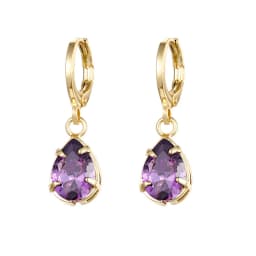 CRMYA Silver Gold Filled Dangle Earrings For Women CZ Zircon Long Water Drop Earring Men Jewelry Circle Ear Ring Wholesale