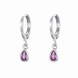 CRMYA Silver Gold Filled Dangle Earrings For Women CZ Zircon Long Water Drop Earring Men Jewelry Circle Ear Ring Wholesale