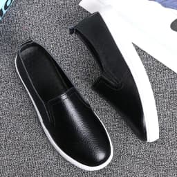 Spring Summer Silver Flats Hollow Out Women's White Loafer Split Leather Boat Shoes Comfy Ladies Best Flats For Standing All Day