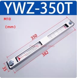 Aluminum Shell Hydraulic Tank Fluid Level Gauge Oil Level Gauge Water Level Gauge Oil Standard Water Thermometer YWZ 50T-500T