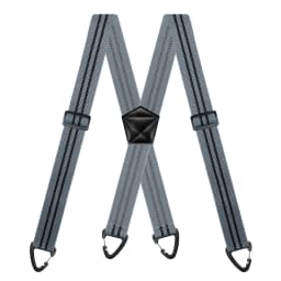 Hidden Suspenders for Men 1.6" Wide Elastic Adjustable Work Suspenders Heavy Duty with 4 Snap Loop X-back Braces for Trousers