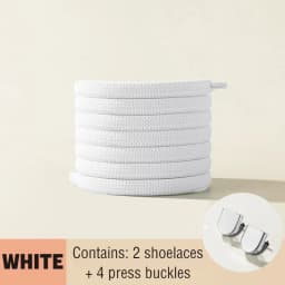 1Pair Elastic Laces Sneakers No Tie Shoe laces 8MM Wide Flat Shoelaces without ties Kids Adult Elastic Shoelace Shoe Accessories