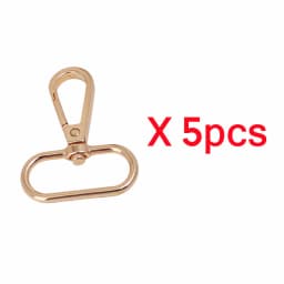 5-50pcs Metal Bag Strap Buckles 13-38mm Lobster Clasp Collar Carabiner Snap Hook DIY KeyChain Bag Part Accessories