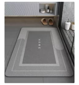 Bathroom Absorbent Floor Mat, Anti Slip Diatomaceous Mud Foot Mat, Quick Drying Toilet, Anti Fall Toilet Door Mat, Foot Mat