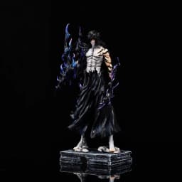 31-33cm Bleach Ichigo Figure Hollow White Horned & Mugetsu Form Pvc Anime Peripheral Desktop Decor Collectible Statue Fan Gift