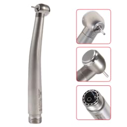 NSK Style Dental High Speed 2/4Hole  Single Spray Big Head Handpiece Push Button Tip / Cartridge Rotor
