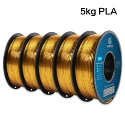 GEEETECH 5Kg 3D Silk PLA Filament 1.75mm Spool Wire For 3D Printer Material Silk Smooth Finish, Good Color Reproduction