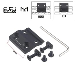 Tactical ARIS Series Surefire M300 M600 Offset Scout Mount Fit 20mm Ml-k Keymod SMR Rail Base for M600B M951 M620 Flashlight