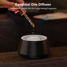 Flame Humidifier Essential Oil Diffuser Aroma Air Humidifier Fragrance Diffuser for Home Aromatherapy Diffuser with Night Light