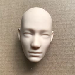 MENGF FR Color Bald Doll Heads Small Defectives With Black Dots Doll Heads Japan White Pink Beige Hungarian Latin Skin Doll Part