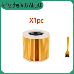 For Karcher WD3 Premium WD3200 WD 3300 MV3 A2004 A2054 Vacuum Cleaner Spare Parts Accessories Replacement Dust Bag Hepa Filter