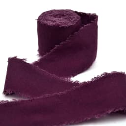 5Meter 4cm Hand-Torn Frayed Edge Cotton Linen Ribbon for Wedding Invitation Bouquets Wrapping Christmas Day Gifts Decorations