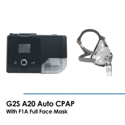 BMC G2S A20 Auto CPAP Machine Portable With Respirator Breathing Mask Tube Heated Humidifier Travel for Sleep Apnea Anit Snoring