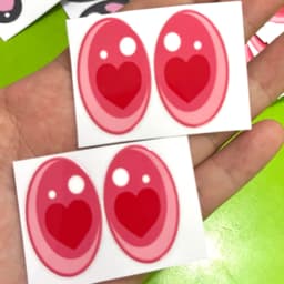 38cm Mokoko Eye Stickers For Labu Eye Makeup Color False Eyelash Customization Gorgeous And Exquisite Periphery Stickers