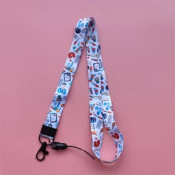 Beautiful Cartoon Styles Lanyard for Key Neck Strap Card ID Badge Holder Key Chain Key Holder Accessories