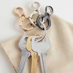 5pcs Spring Round O Ring Snap Hook, Metal Purse Handbag Hardware Bag Clip Spring Keychain