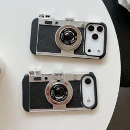 Camera Pattern Crossbody Lanyard Rope Phone Case For iPhone 18 17 16 15 14 13 12 11 Pro Max Soft Shockproof Silicone Cover Girls