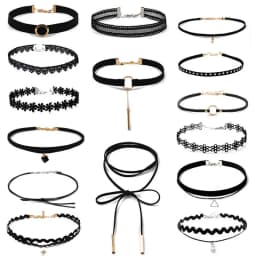 Chokers for Parties Beads Bow Flowers Circular Crown Pearl Tassels Gothic Sexy Lacy Lace Women Necklaces Neck Jewelry Girl Gift