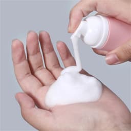 50ml Small Foam Dispenser Plastic Pump Bottles Mini Empty Soap Refillable Bottle for Travel Cleaning Cosmetics Packaging