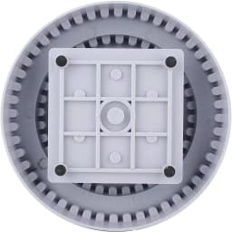 Large-sized Grey Plastic Rotatable Storage Box with 116 Holes, Plastic Tool Box for Drill Bits, Drill Needles, Grinding Heads an