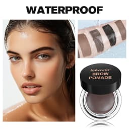 6Color Matte Black Wild Eyebrow Cream 3D Natural Tint Eyebrow Enhancers Gel Wax Waterproof Long Lasting Eye Makeup Cosmetic Tool