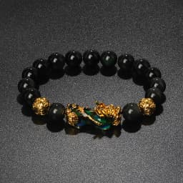 Color Changed Feng Shui Pi Xiu Bracelets Men Nature Stone Lucky Amulet Charm Beaded Bracelets Women Pi Yao Brave Wealth Jewelry