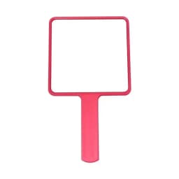 Eyelash Extension Handheld Makeup Mirror Square Makeup Vanity Mirror with Handle Hand Mirror SPA Salon Compact Mirrors