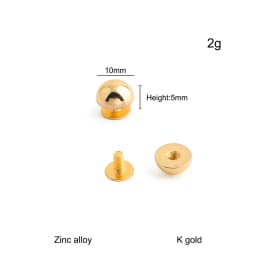 30/100/200PCS 8-20mm Mushroom Dome Bolt Metal Round Button Rivets For Handbag Clothing Decoration Screw Back Studs Accessories