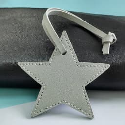 Spot hot-selling pu leather five-pointed star bag pendant simple star bag pendant keychain pendant car pendant