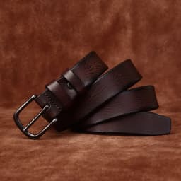 2.8CM Pure Cowhide Genuine Leather for Women High Quality Jeans Pin Buckle Business Belts Waistband Male Fashion Designer