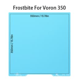 BIQU Panda Build Plate CryoGrip Pro Glacier/Frostbite Spring Steel 2-Sided Textured for BambuLab P1P P1S P2S A1 X1 3D Printer