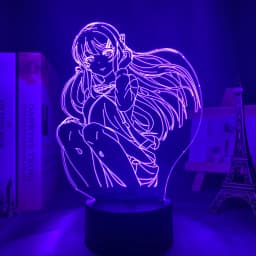 3d Anime Lamp Mai Sakurajima Figure Nightlight for Kids Bedroom Decor Night Light Birthday Gift Bunny Girl Manga Led Light
