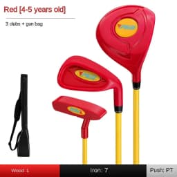 PGM Golf Club Set Boy Girl Beginner's Golf Training Wood Iron Swing Putter Bag Gift JRTG011