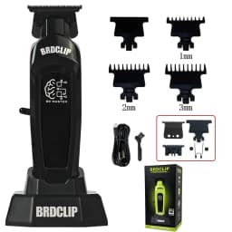 Professional Electric Hair Clipper BRD 106 with Base 7500RPM Hair Trimmer for Man DK-078 DLC Blade 7200RPM Barber Shop 2PC Set