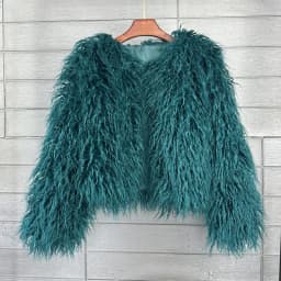 DEAT Fur Imitation Fur Coat Korean Version Pure Color Beach Wool Women's Short Coat Straight 2026 Winter Wram Jackets 11A06487